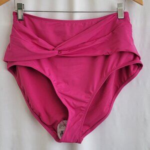 Catalina Swimwear Pink Bikini Bottom XXL PLUS SIZE NEW WITH TAGS